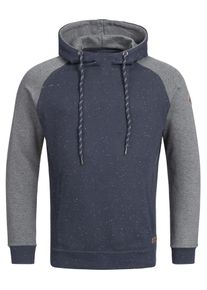 INDICODE JEANS, Herren Sweatshirt 'Ilyes', Navy / Basaltgrau / Wei&szlig;