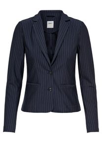 Only, Damen Blazer, Nachtblau / Wei&szlig;