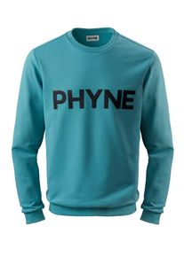 PHYNE, Herren Sweatshirt, T&uuml;rkis / Schwarz