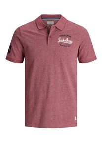 Jack & Jones JACK & JONES, Herren Poloshirt, Pastellrot