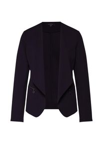 comma, Damen Blazer 'Cr&ecirc;pe-Blazer', Schwarz