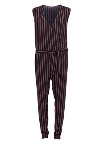 Only, Damen Jumpsuit, Nachtblau / Rot / Wei&szlig;
