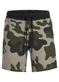 Jack & Jones JACK & JONES, Herren Sweatshorts, Schwarz