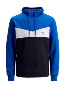 Jack & Jones JACK & JONES, Herren Sweatshirt, Navy / Royalblau / Wei&szlig;