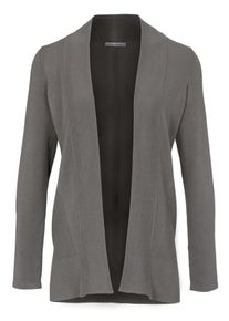 Heine, Damen Strickjacke, Dunkelgrau