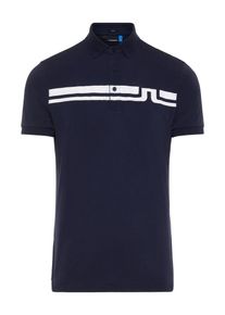J. Lindeberg J.Lindeberg, Herren Poloshirt 'Eddy', Navy / Wei&szlig;