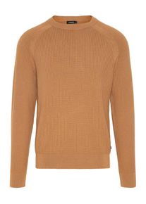 J. Lindeberg J.Lindeberg, Herren 'Randers' Small Structure Pullover, Hellbraun