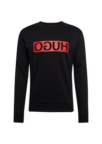 Hugo, Herren Sweatshirt 'Dicago', Hellrot / Schwarz