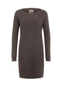 V&eacute;ro Moda VERO MODA, Damen Lang&auml;rmeliges Strickkleid, Dunkelgrau