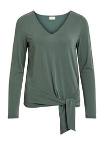 Vila, Damen Shirt, Pastellblau / Grasgr&uuml;n