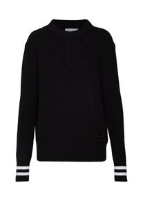 Calvin Klein, Damen Pullover, Schwarz / Wei&szlig;