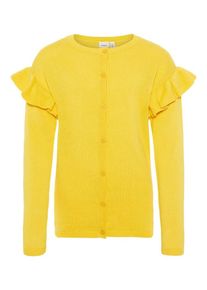 name it, M&auml;dchen Strickjacke, Gelb