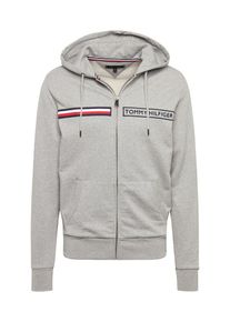 Tommy Hilfiger, Herren Sweatjacke, Dunkelblau / Grau / Rot / Wei&szlig;