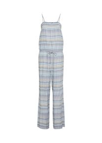 Saint Tropez, Damen Jumpsuit, Hellblau / Hellgrau