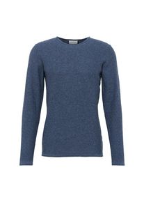 Nowadays, Herren Strickpullover 'The Reverse Crew', Dunkelblau