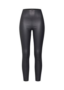 Lost Ink, Damen Leggings 'COATED SKINNY TROUSER', Grau
