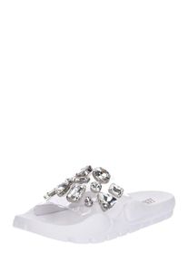 Jeffrey Campbell, Damen Slipper 'ASPIC-JWL', Wei&szlig;