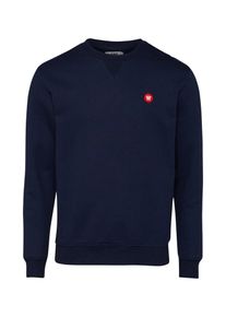 Wood Wood, Herren Sweatshirt, Navy / Feuerrot