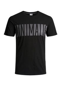 Jack & Jones JACK & JONES, Herren T-Shirt, Dunkelgrau / Schwarz