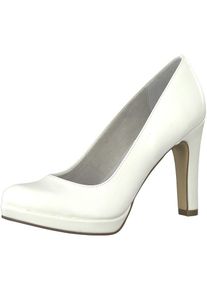 Tamaris, Damen Pumps, Wei&szlig;