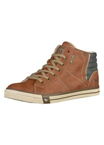 Mustang, Herren Sneaker, Blau / Kastanienbraun