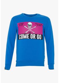 PLUS EIGHTEEN, Herren Sweatshirt, Blau