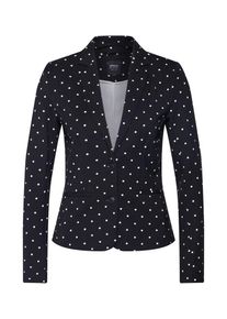 Only, Damen Blazer 'POPTRASH DOT BLAZER PNT', Schwarz / Wei&szlig;