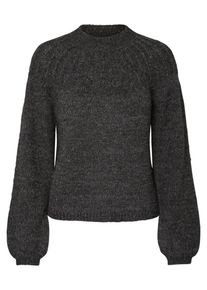 Pieces, Damen Pullover, Basaltgrau