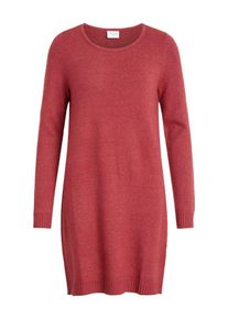 Vila, Damen Strickkleid, Pastellrot