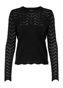 Only, Damen Strickpullover, Schwarz