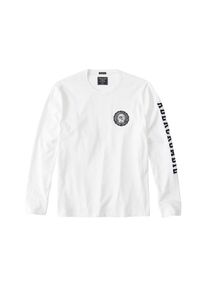 Abercrombie & Fitch Abercrombie & Fitch, Herren Langarmshirt 'TECH LEGACY CORE CCTRO', Wei&szlig;