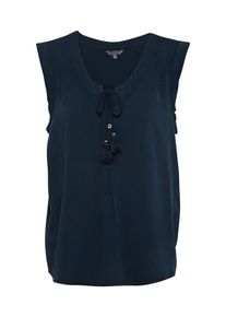 Review, Damen Shirt 'TURN UP CLASSIC', Dunkelblau