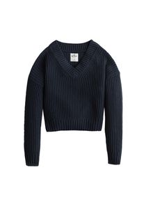 Hollister, Damen Pullover 'INTL CORE SHAKER V SWTR-OCT UD', Navy