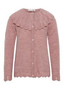 name it, M&auml;dchen Strickjacke, Altrosa
