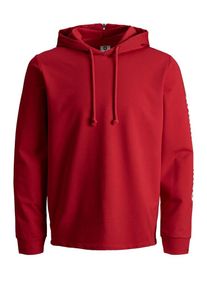 Jack & Jones JACK & JONES, Herren Sweatshirt, Rot / Wei&szlig;