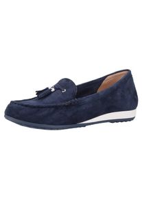 Caprice, Damen Slipper, Navy / Wei&szlig;