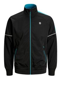 Jack & Jones JACK & JONES, Herren Jacke, Neonblau / Schwarz / Wei&szlig;