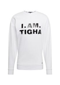 tigha, Herren Sweatshirt 'Deleg', Wei&szlig;