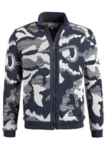 Khujo, Herren Strickjacke 'PERRY', Blau