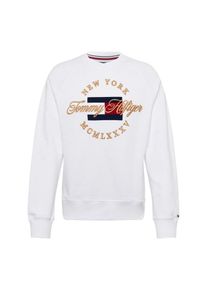 Tommy Hilfiger, Herren Sweatshirt 'ICON ARTWORK SWEATSHIRT', Gold / Wei&szlig;