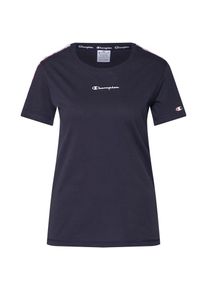 Champion Authentic Athletic Apparel, Damen Shirt 'Crewneck', Navy / Rot / Wei&szlig;