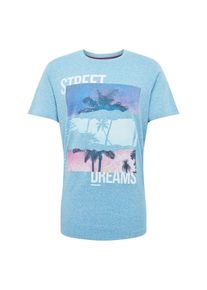 Jack & Jones JACK & JONES, Herren Shirt 'JORSTANES TEE SS CREW NECK', Blau / Mischfarben