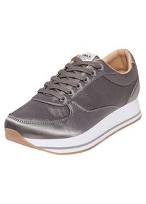 Only, Damen Sneaker, Silbergrau