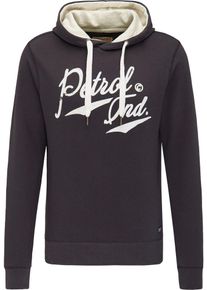 PETROL INDUSTRIES, Herren Sweatshirt, Basaltgrau / Wei&szlig;