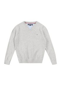 Tommy Hilfiger, Strickpullover, Hellgrau