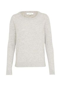 Selected Femme, Damen Pullover 'SFAYA CASHMERE', Hellgrau