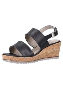 Be Natural, Damen Sandalen, Schwarz