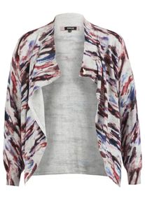 Khujo, Damen Strickjacke 'ODELIE', Altrosa / Wei&szlig;