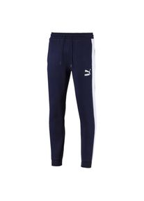 Puma, Herren Trainingshose 'Archive Iconic T7', Nachtblau / Wei&szlig;