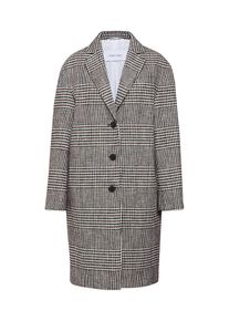 Calvin Klein, Damen Mantel 'VINTAGE', Dunkelgrau / Schwarz